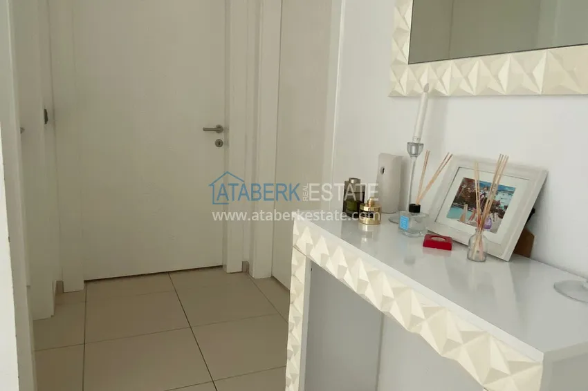 Приобрести Квартира с двумя спальнями, мебелью, видом на море и горы – Тосмур, Алания 2