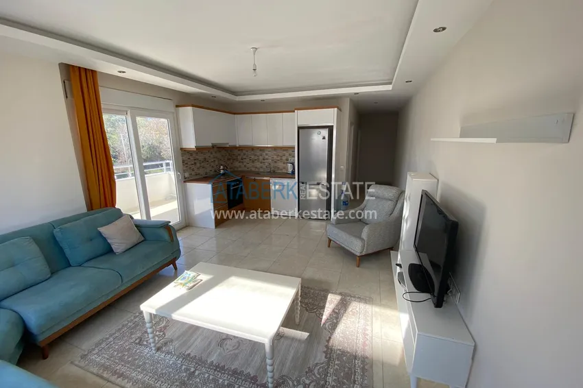 Приобрести Меблированная трехкомнатная квартира в современном комплексе Авсаллар, Алания 2 