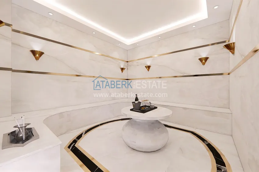 Новый проект элитной резиденции с отельной инфраструктурой Алания - Авсаллар 45 