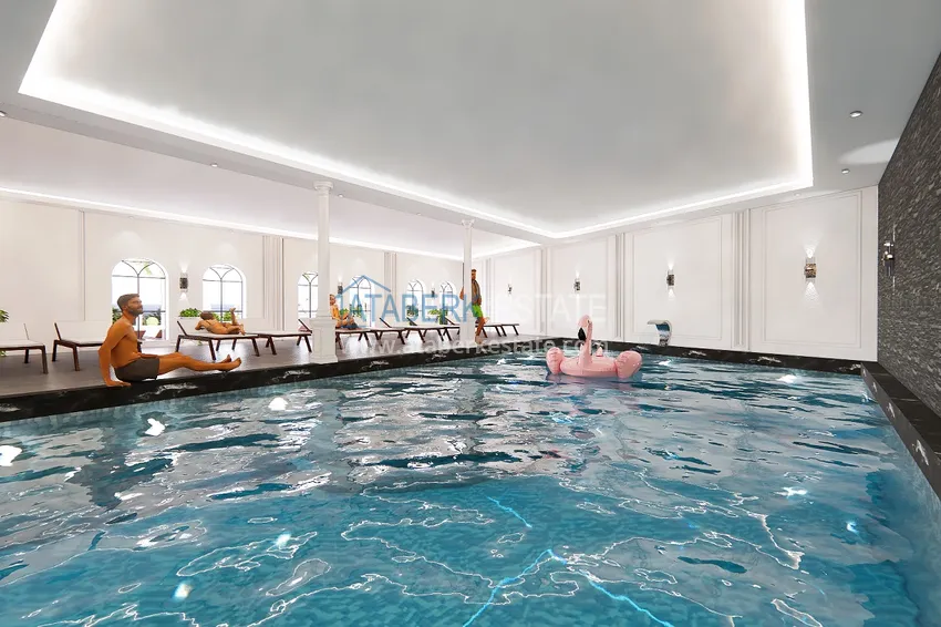 Новый проект элитной резиденции с отельной инфраструктурой Алания - Авсаллар 60 