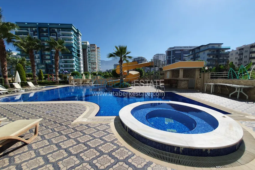 Квартира Алания, Махмутлар меблированная с видом на море и горы 3 