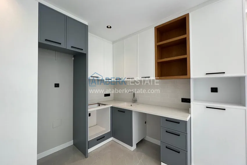 Приобрести Квартира в Алании район Оба с чистовой отделкой и видом на горы 2 