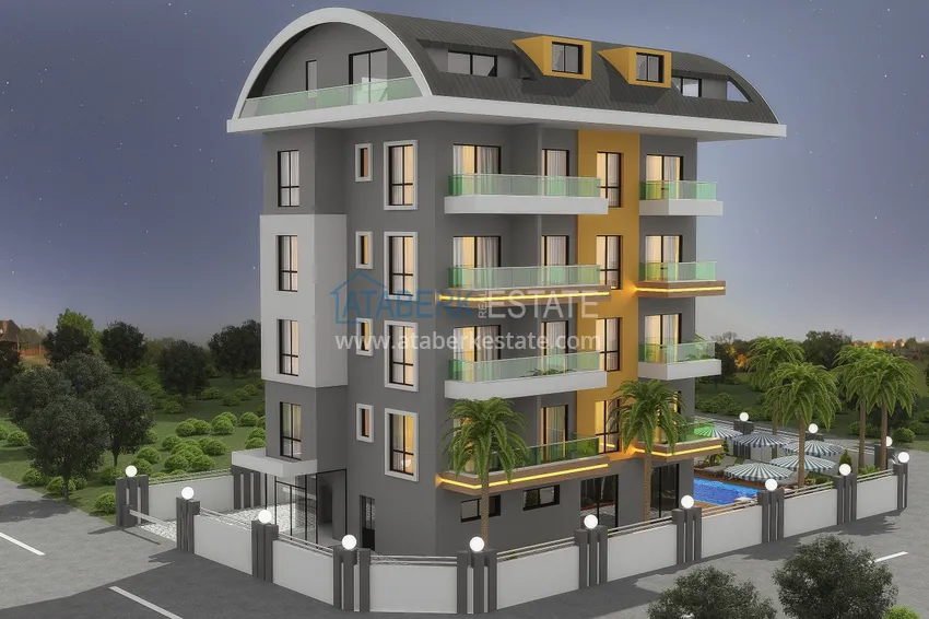 Двухкомнатная квартира в Алании – район Оба напрямую от инвестора 2