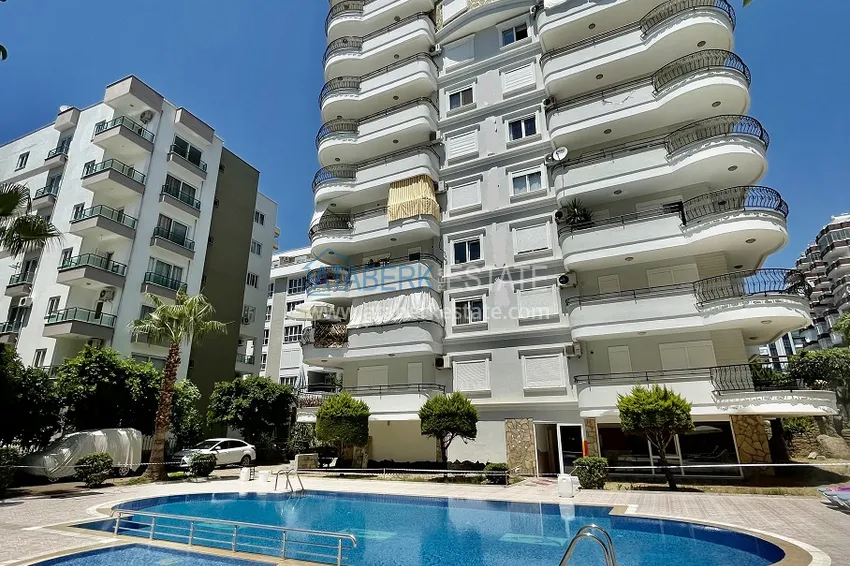 Квартира 2+1 с новой мебелью и видом на море в уютном комплексе - Махмутлар 3