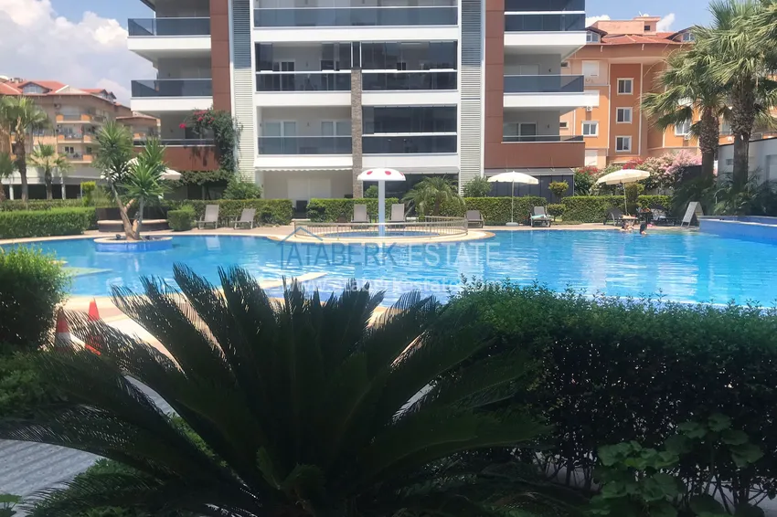 Квартира в районе Оба с мебелью, в современном жилом комплексе 2 