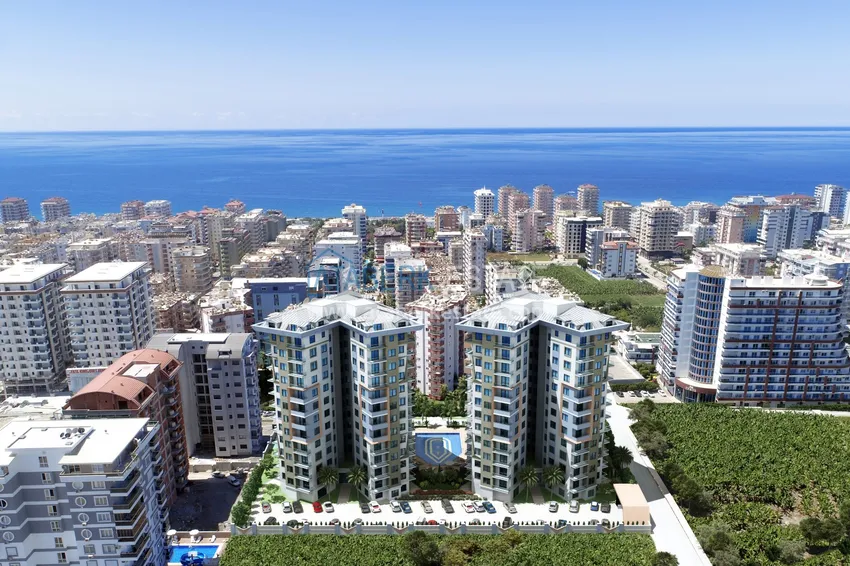 Квартиры от инвестора в строящемся жилом комплексе - Махмутлар, Алания 3 