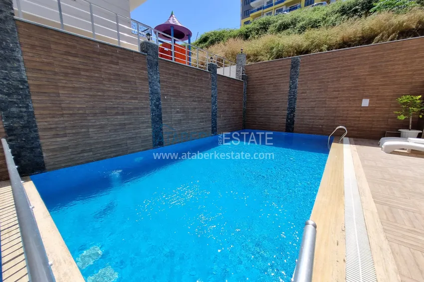 Пентхаус-дуплекс в Махмутларе с мебелью в элитном комплексе  3 