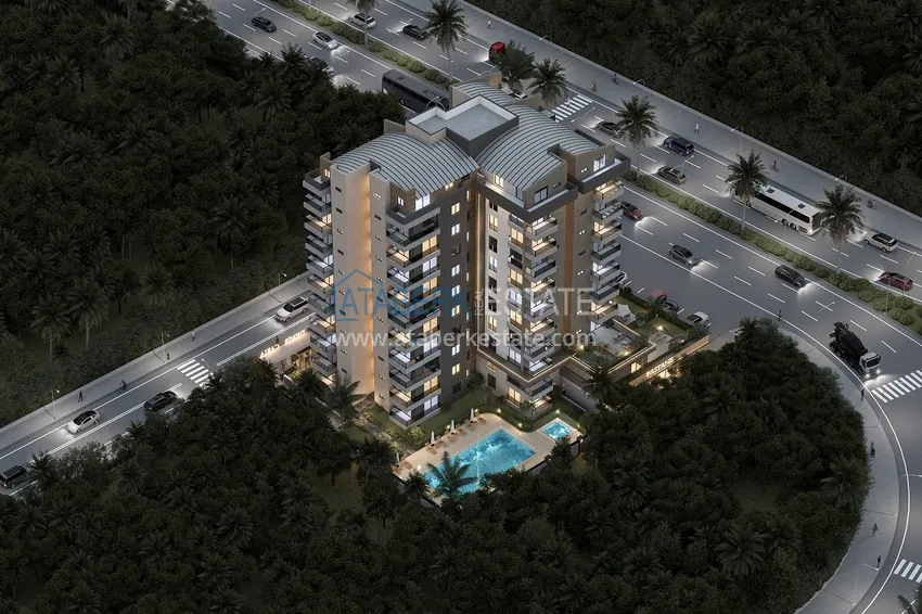 Квартиры в Анталии – Алтынташ, по доступным ценам в строящемся жилом комплексе 1 