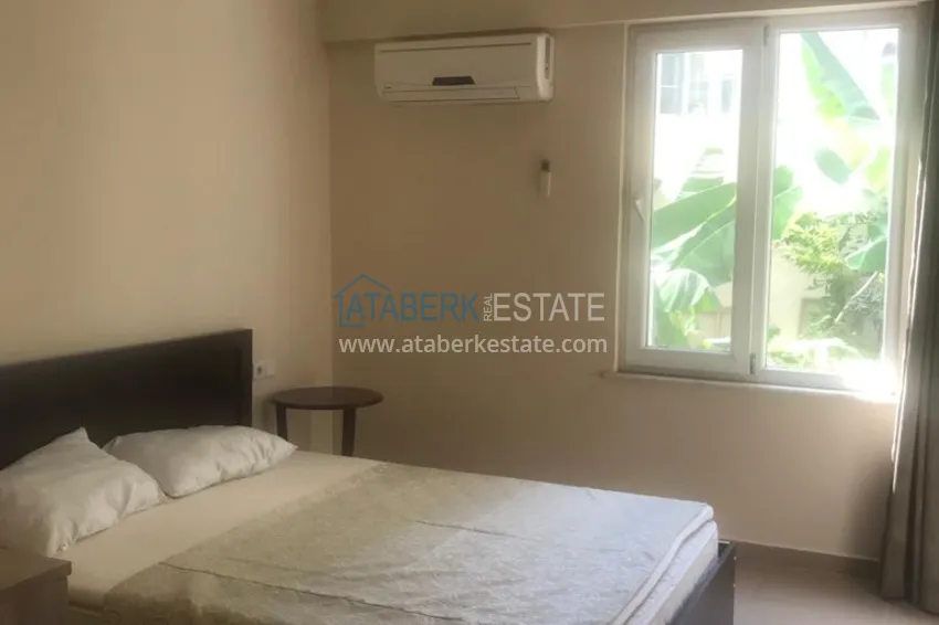 Приобрести Квартира 2+1 в Алании - район Оба, с частным садом и частично с мебелью 4 