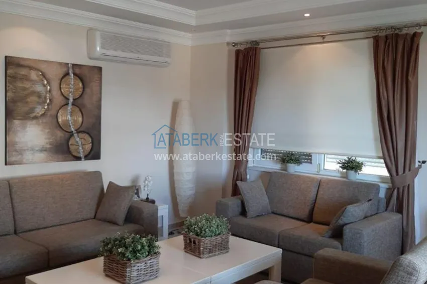 Приобрести Двухэтажный пентхаус в центре Авсаллара с мебелью и видом на море 3