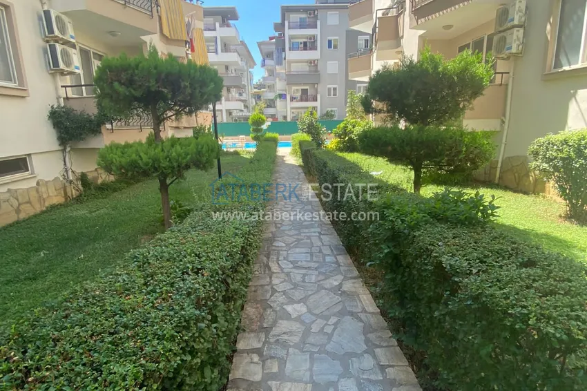 Квартира с 2 спальнями и новой мебелью в жилом комплексе на берегу горной реки – район Оба 4