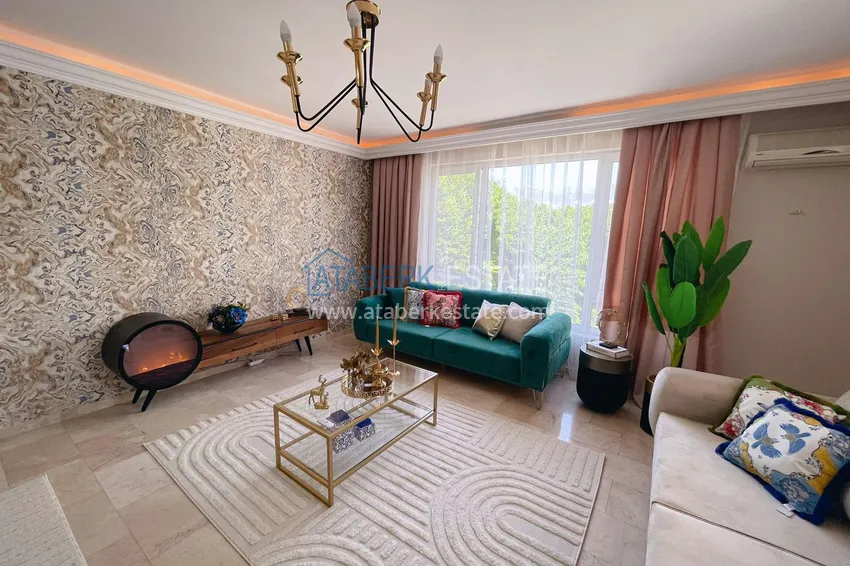 Приобрести Квартира с 2 спальнями и новой мебелью в жилом комплексе на берегу горной реки – район Оба 3