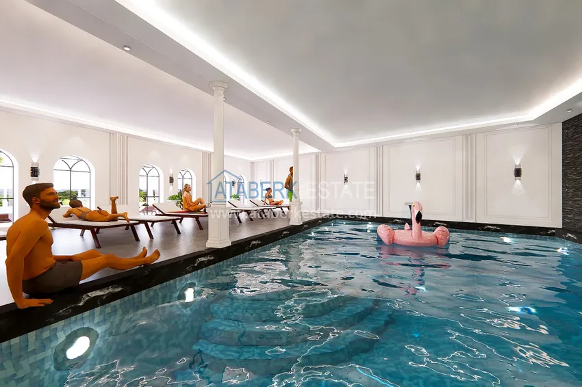 Новый проект элитной резиденции с отельной инфраструктурой Алания - Авсаллар 61 