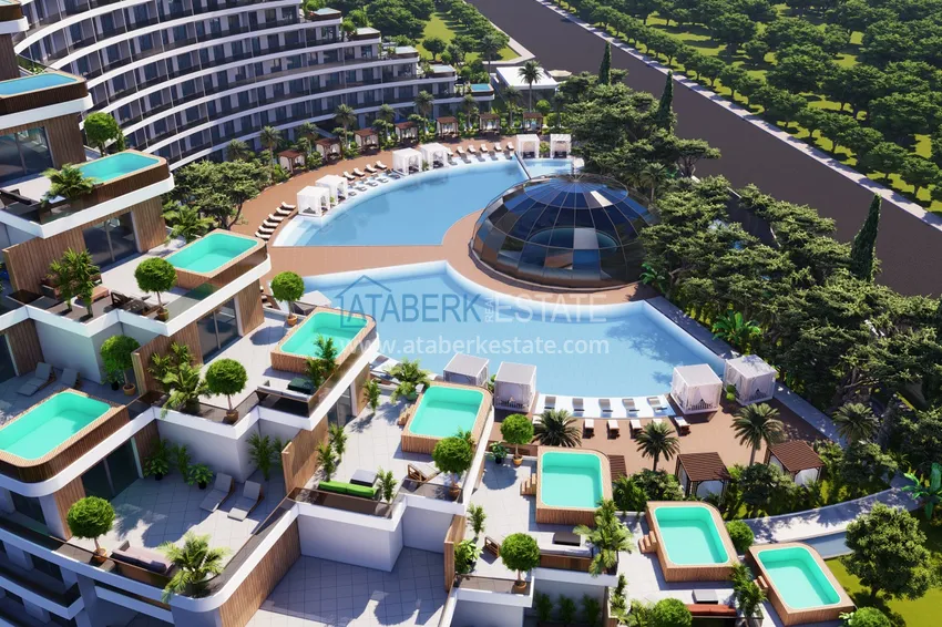 Жилой комплексе отельного типа на этапе строительства в Анталии – Алтынташ! Квартиры напрямую от надежного застройщика 3