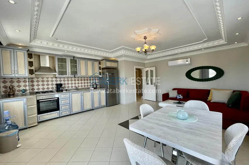 Приобрести Квартира 2+1 с новой мебелью и видом на море в уютном комплексе - Махмутлар 3