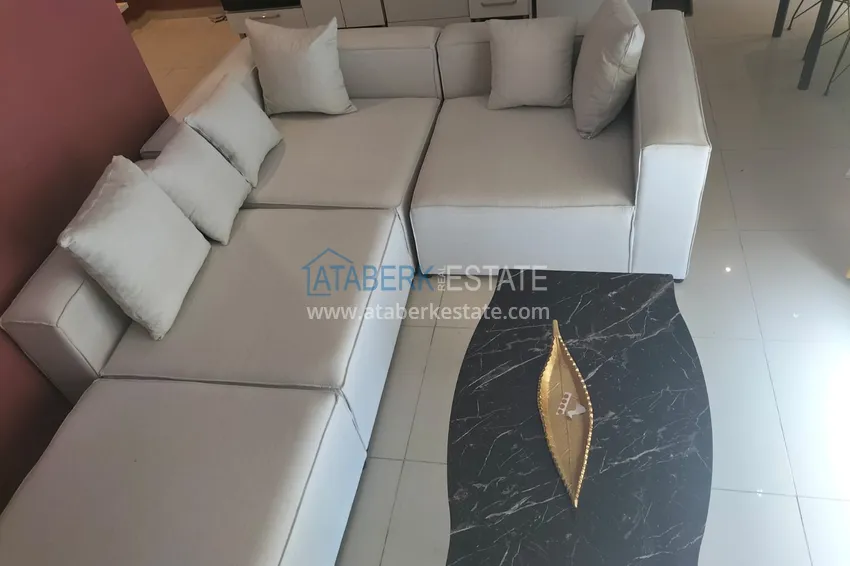 Приобрести Пентхаус с новой мебелью в центре Алании – район пляжа Клеопатра 3