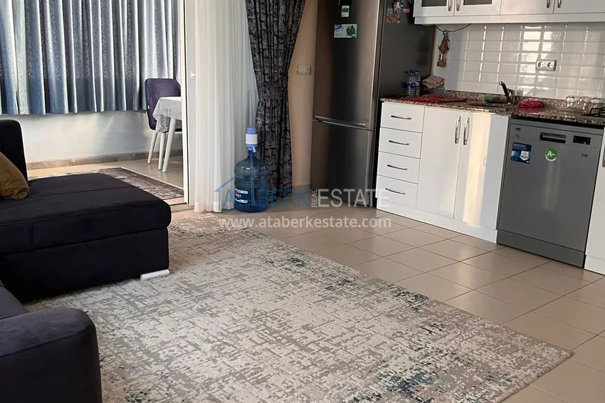 Приобрести Меблированная квартира с видом на горы в Алании, район Оба в уютном жилом комплексе 3