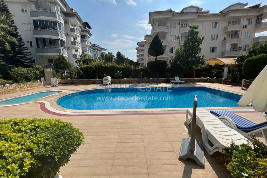 Квартира 2+1 в районе Оба с мебелью в комплексе европейского типа 3 