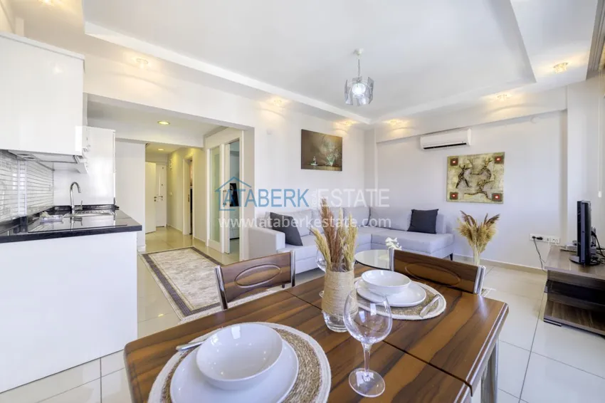 Приобрести Квартира в центре Алании, меблированная с видом на горы 3 