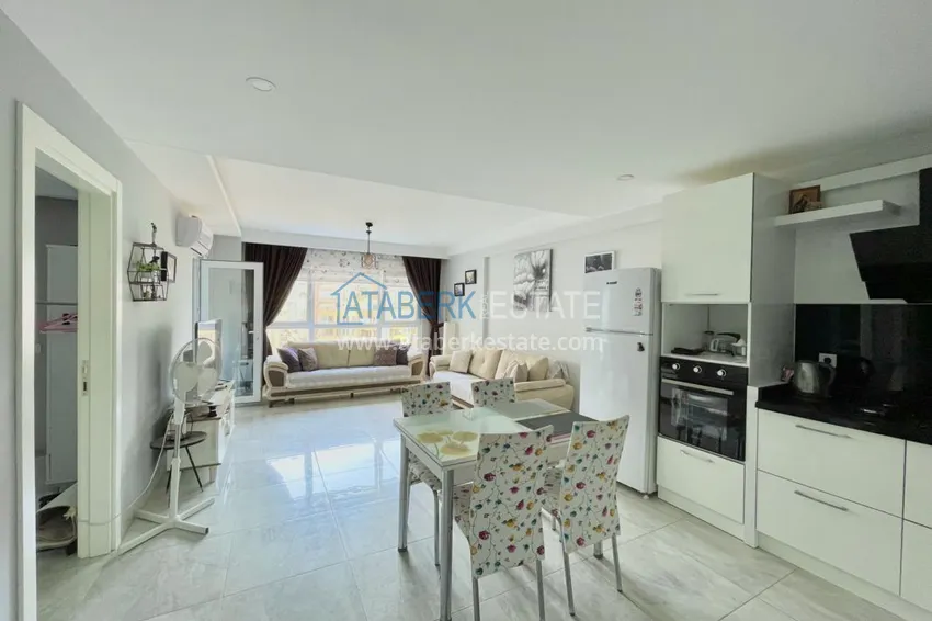 Приобрести Квартира в Махмутларе с мебелью и застеклённым балконом в молодом современном комплексе 4 