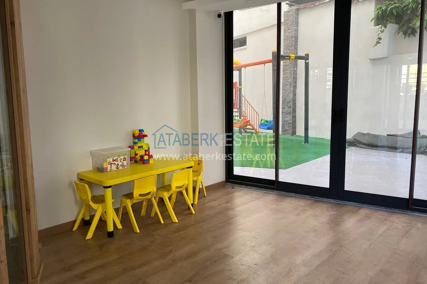 Квартира с новой мебелью в Алании – район Тосмур, в современном комплексе 5 