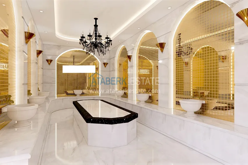 Новый проект элитной резиденции с отельной инфраструктурой Алания - Авсаллар 53 