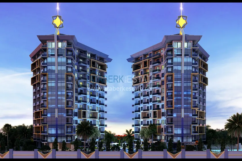 Квартиры от инвестора в строящемся жилом комплексе - Махмутлар, Алания 5 