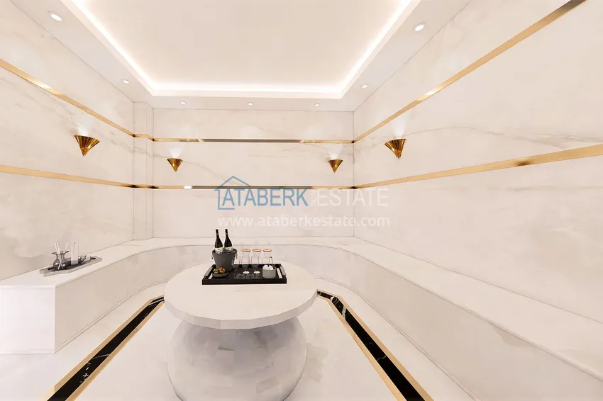 Новый проект элитной резиденции с отельной инфраструктурой Алания - Авсаллар 48 