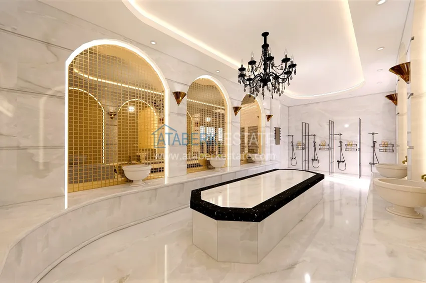 Новый проект элитной резиденции с отельной инфраструктурой Алания - Авсаллар 54 