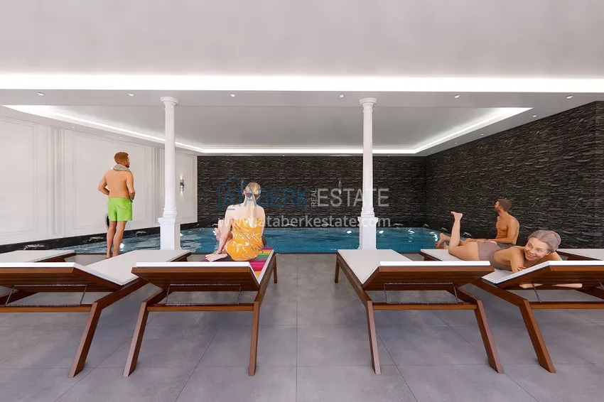 Новый проект элитной резиденции с отельной инфраструктурой Алания - Авсаллар 63 