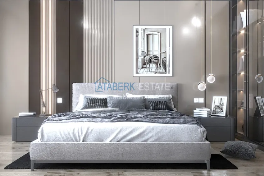 Приобрести Новый проект элитных вилл – коттеджный комплекс в горном районе Алании, Тепе 5