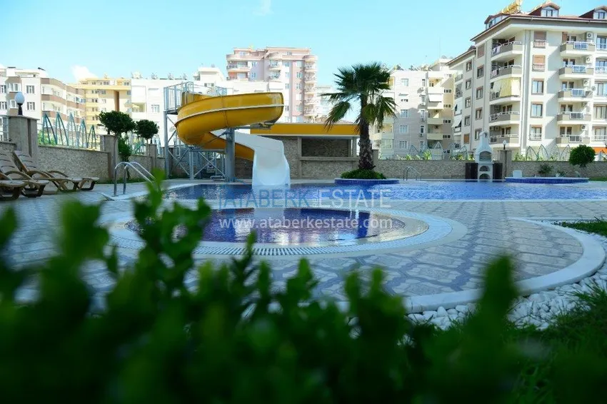 Квартира Алания, Махмутлар меблированная с видом на море и горы 6 