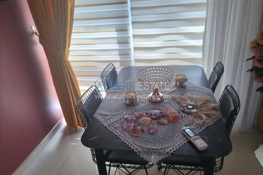 Приобрести Пентхаус с новой мебелью в центре Алании – район пляжа Клеопатра 5