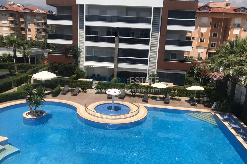 Квартира в районе Оба с мебелью, в современном жилом комплексе 5 