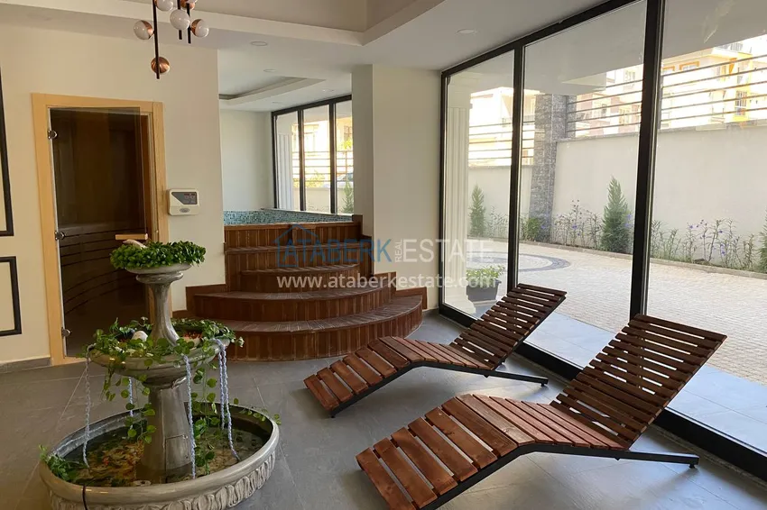 Квартира с новой мебелью в Алании – район Тосмур, в современном комплексе 7 