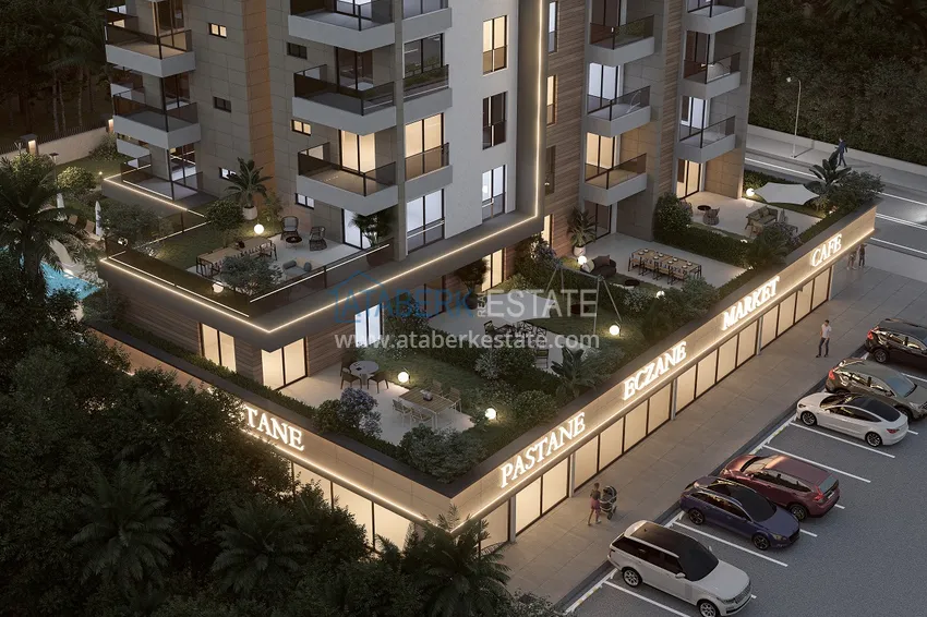 Квартиры в Анталии – Алтынташ, по доступным ценам в строящемся жилом комплексе 6 