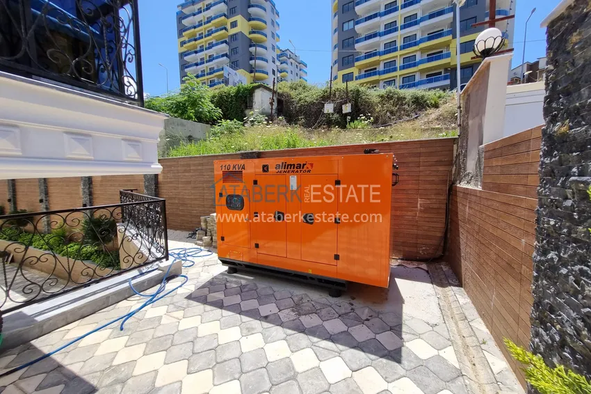 Пентхаус-дуплекс в Махмутларе с мебелью в элитном комплексе  6 