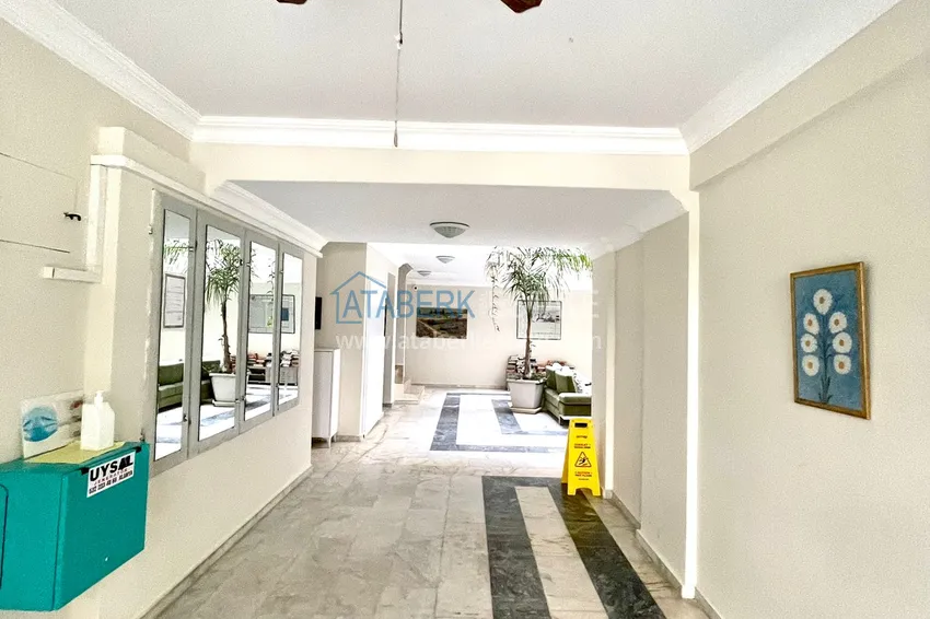 Квартира 2+1 в Алании - район Оба, с частным садом и частично с мебелью 9 