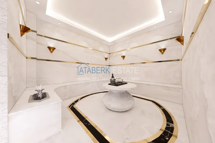 Новый проект элитной резиденции с отельной инфраструктурой Алания - Авсаллар 49 