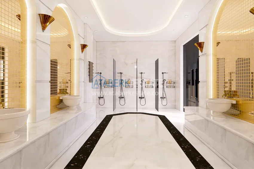 Новый проект элитной резиденции с отельной инфраструктурой Алания - Авсаллар 55 