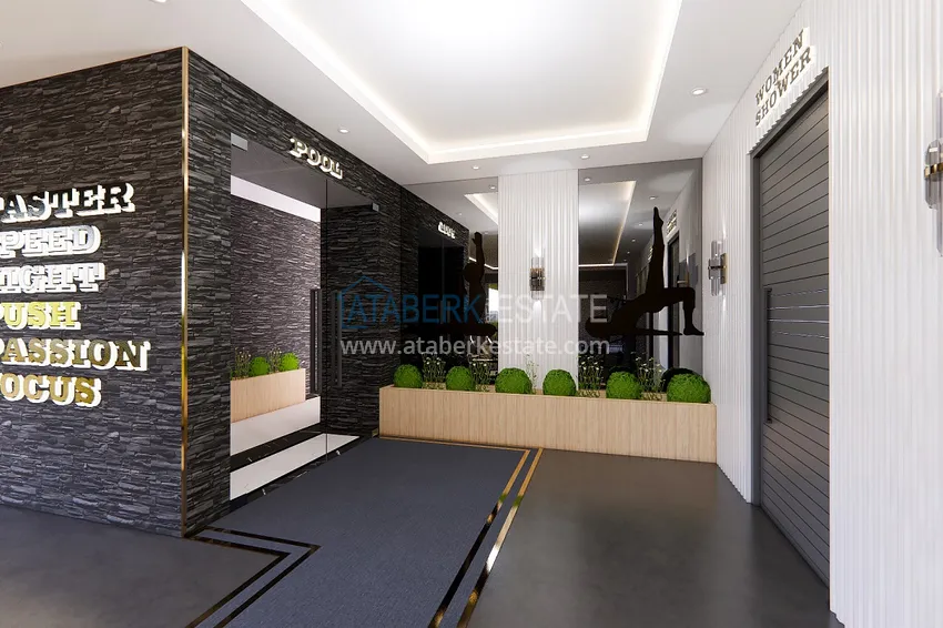 Новый проект элитной резиденции с отельной инфраструктурой Алания - Авсаллар 69 