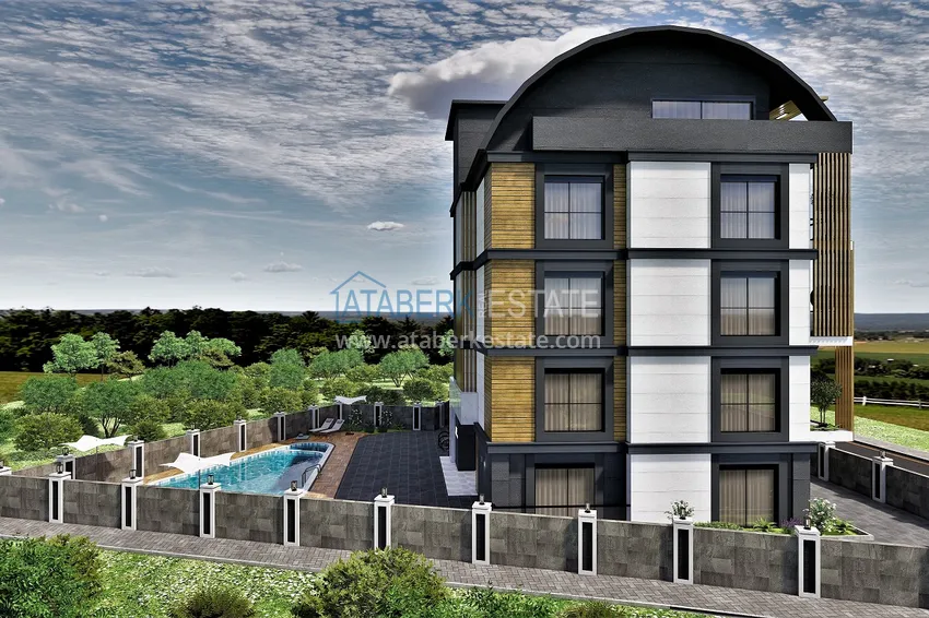 Новый проект жилого комплекса с инфраструктурой – Алания, Газипаша 7 