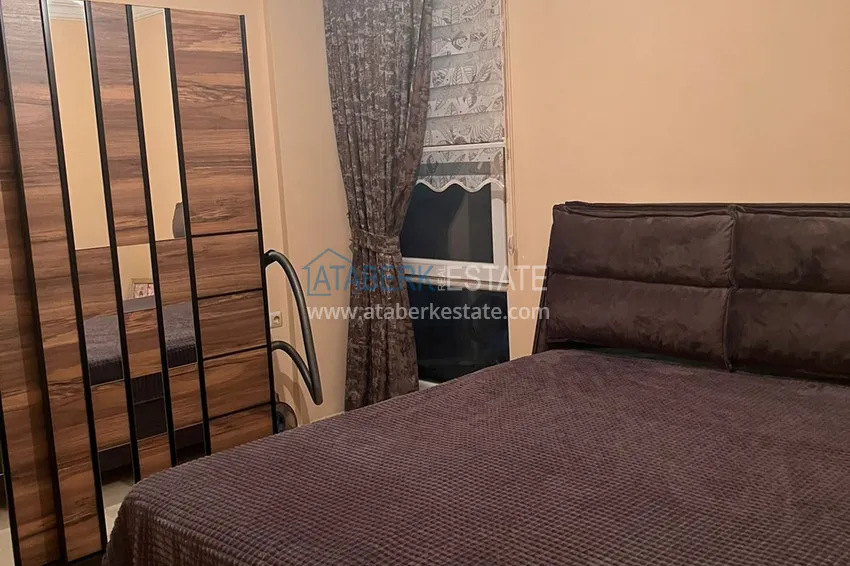 Приобрести Меблированная квартира с видом на горы в Алании, район Оба в уютном жилом комплексе 6