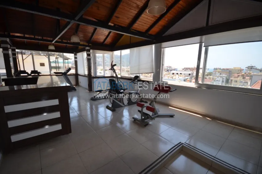 Квартира в центре Алании, меблированная с видом на горы 8 