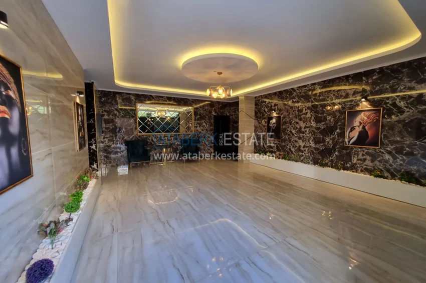 Пентхаус-дуплекс в Махмутларе с мебелью в элитном комплексе  7 