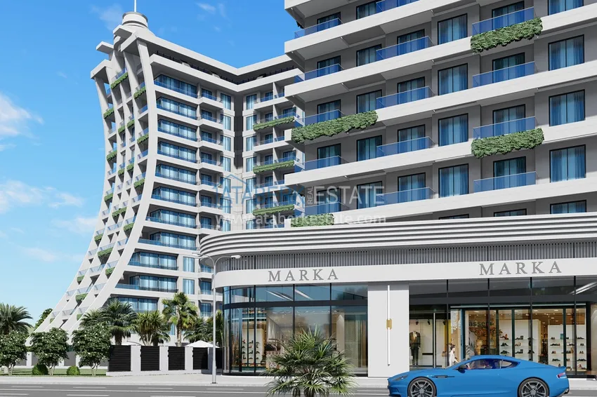 Двухкомнатные квартиры от инвестора с рассрочкой под 0% в строящемся комплексе - Махмутлар 10 