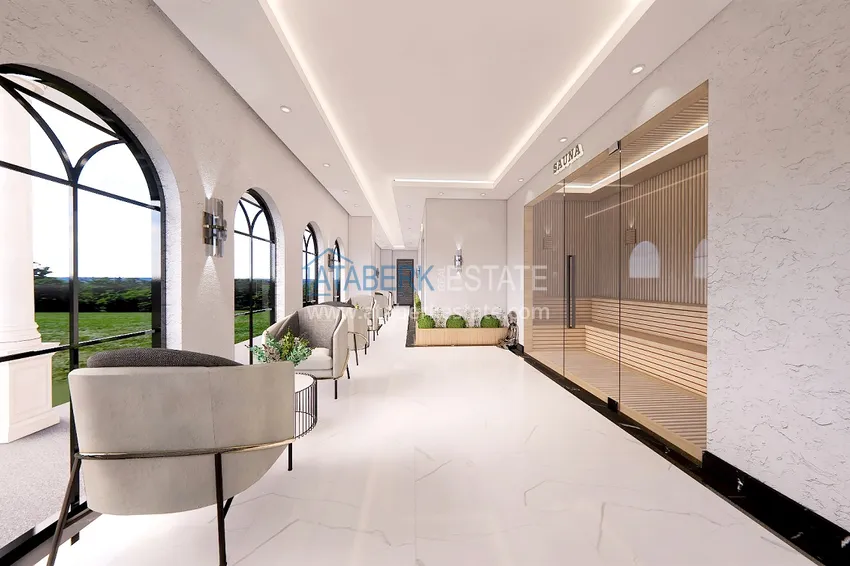 Новый проект элитной резиденции с отельной инфраструктурой Алания - Авсаллар 28 