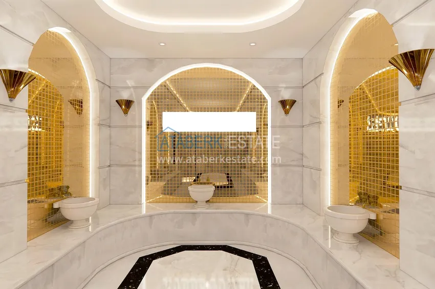 Новый проект элитной резиденции с отельной инфраструктурой Алания - Авсаллар 56 