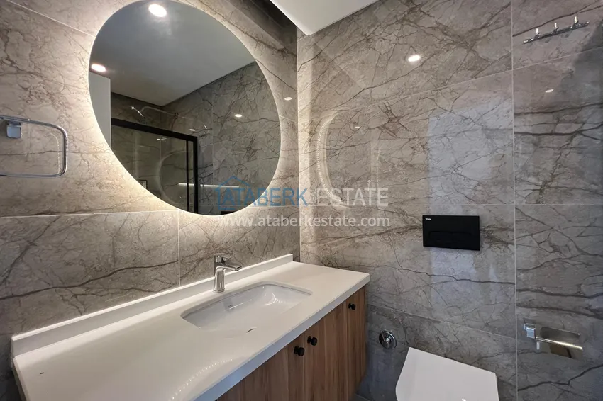 Приобрести Квартира в Алании район Оба с чистовой отделкой и видом на горы 7 