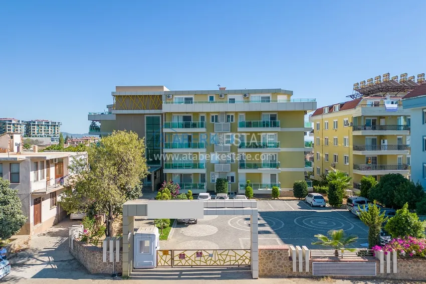 Апартаменты 1+1 с мебелью и видом на горы в районе Кестель, Алания 7 